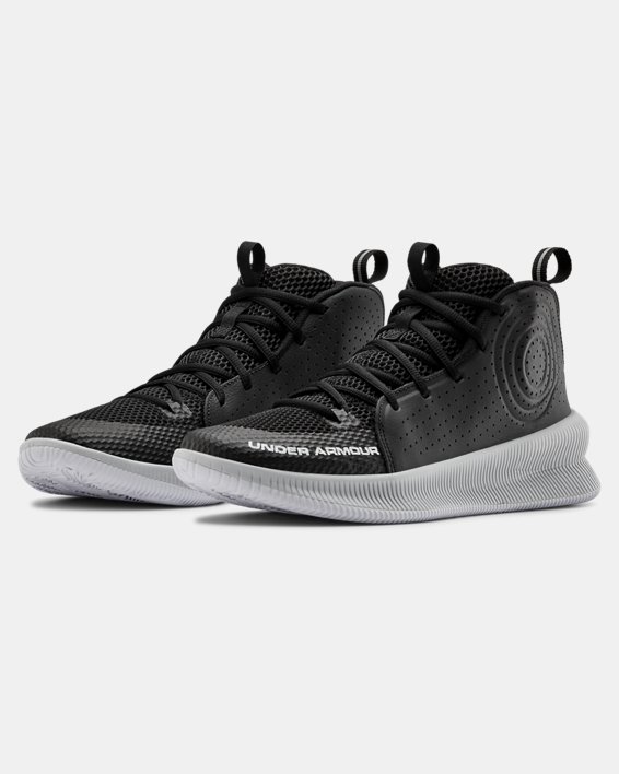 Men's UA Jet Basketball Shoes, Black, pdpMainDesktop image number 3